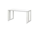 Стол прямой на О-образных опорах 2000x700x750 RM040-20x7 Белый/Белый