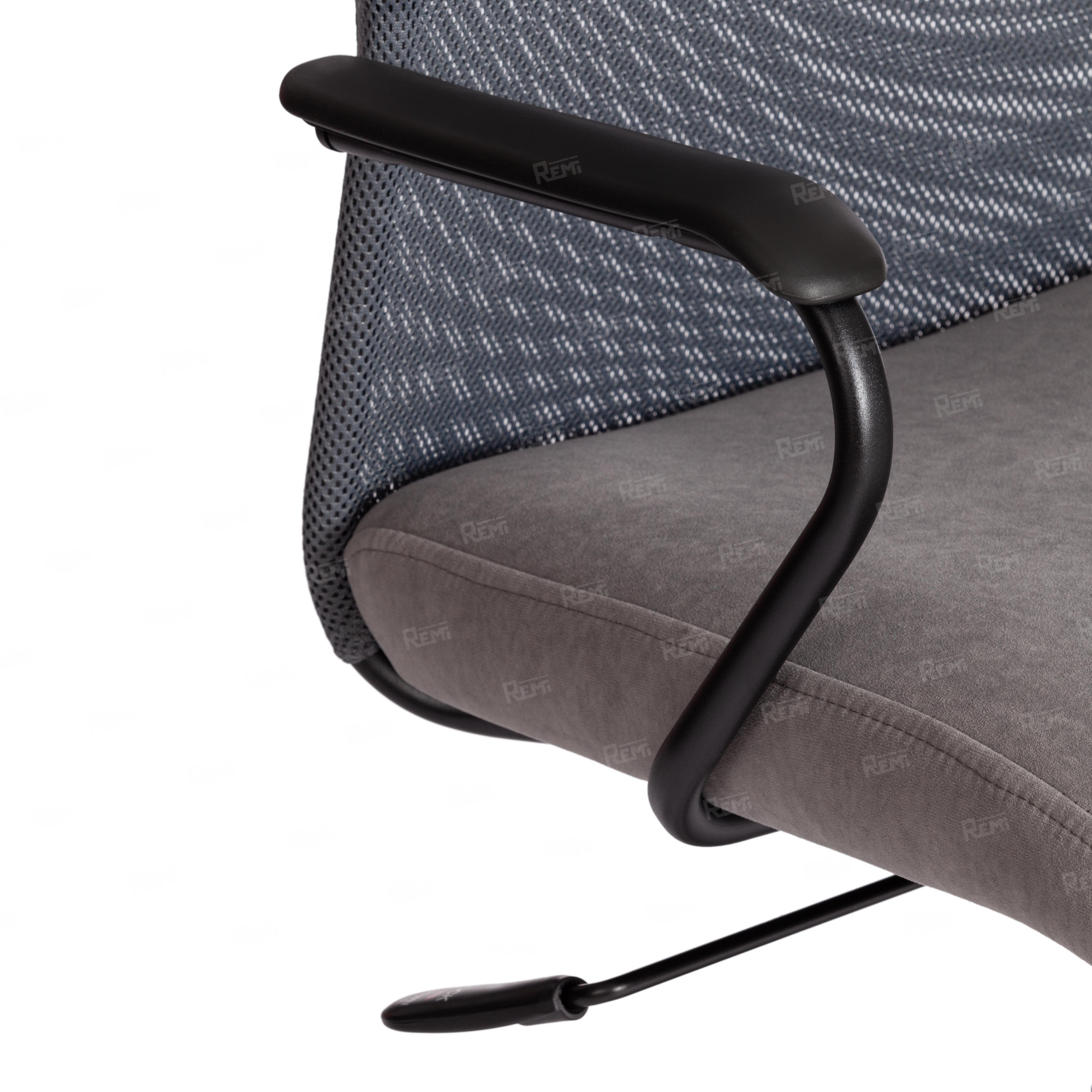 Кресло PRACTIC (мп) Серый/Серый, Флок (арт. 21448)