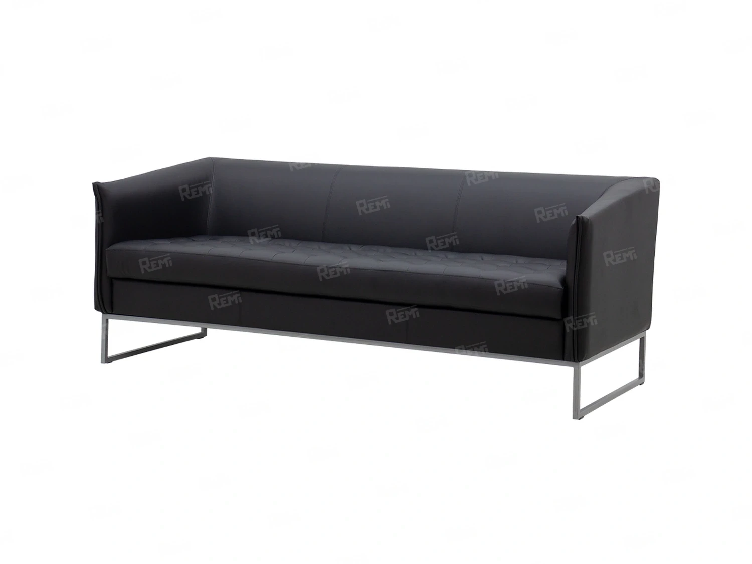 Диван Лиз на 3 места цвет Черный