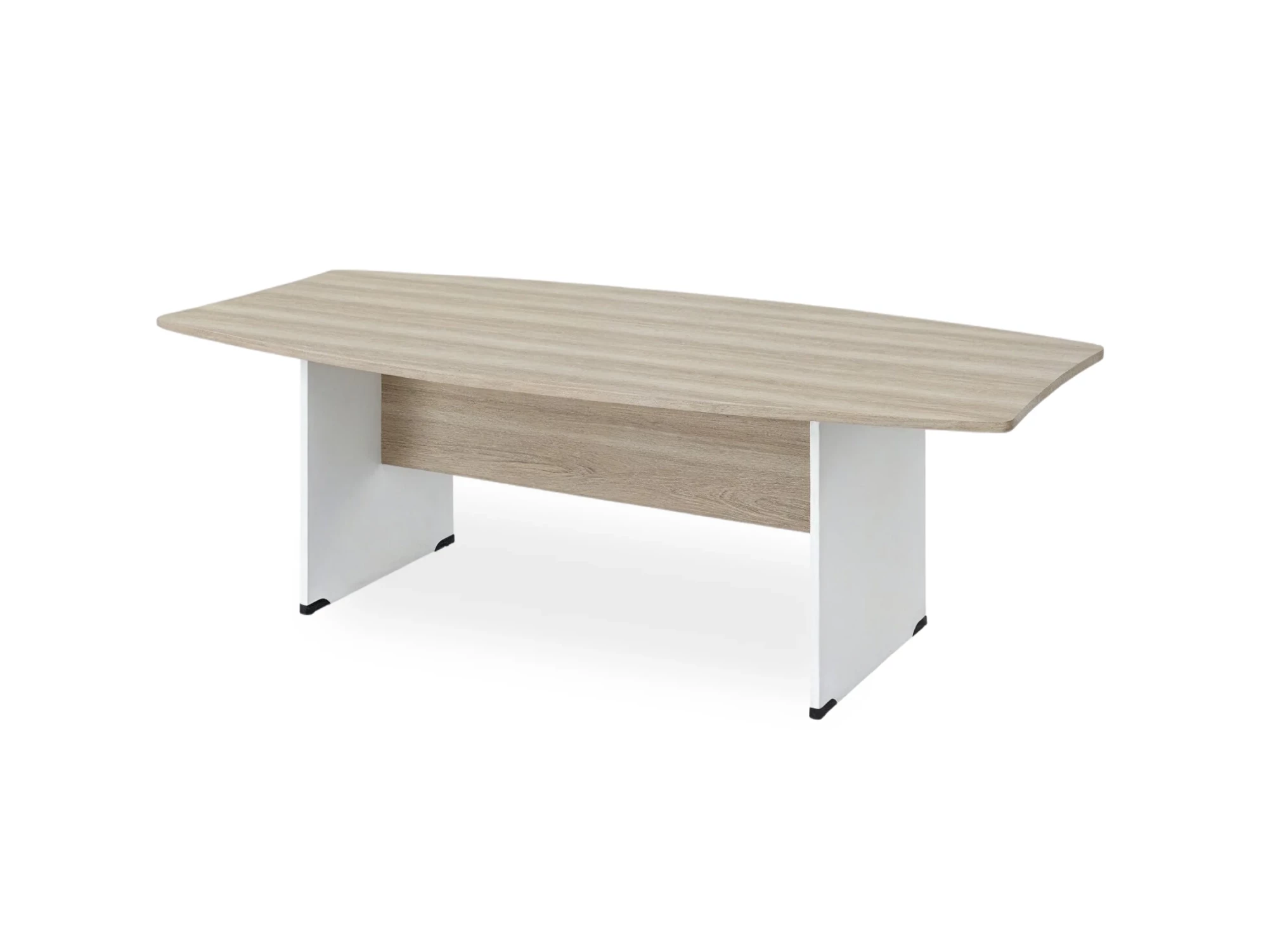 BRL RB006-240х120 Конференц-стол на панельном каркасе 2400х1200х740 Шорвуд/Белый