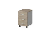 BRL RB033-40х50 Тумба мобильная 400х500х610 Шорвуд/Серый вулканический