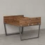 Бенч-система, 2 рабочих места, 5 ЛДСП экранов 1600x1200x750 RM172-4-16x12 Дуб Юстус/Серый