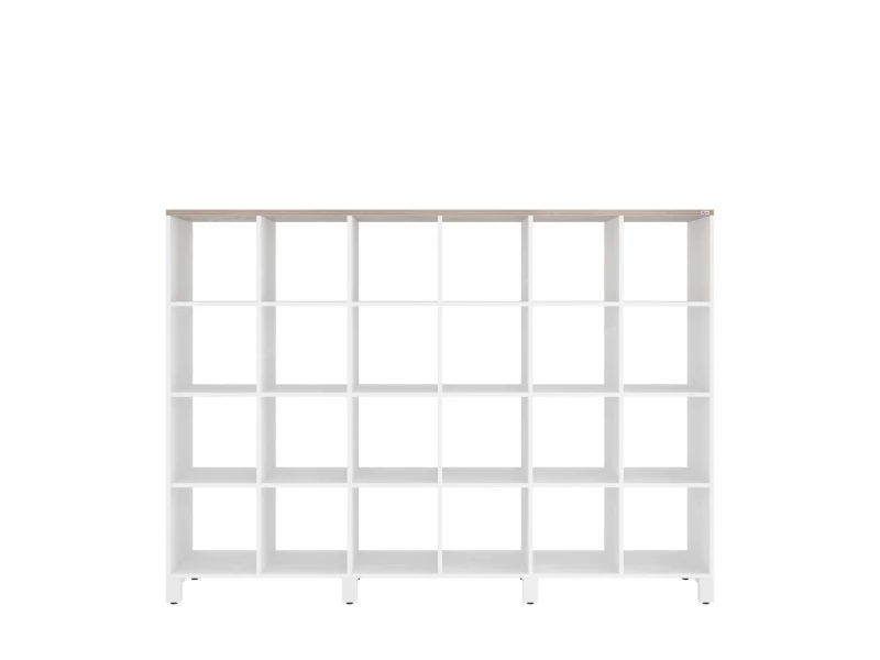 Стеллаж, 24 ячейки 2250х370х1620 RM141-225x37 Дуб Маувелла/Белый