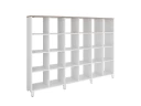 Стеллаж, 24 ячейки 2250х370х1620 RM141-225x37 Дуб Маувелла/Белый