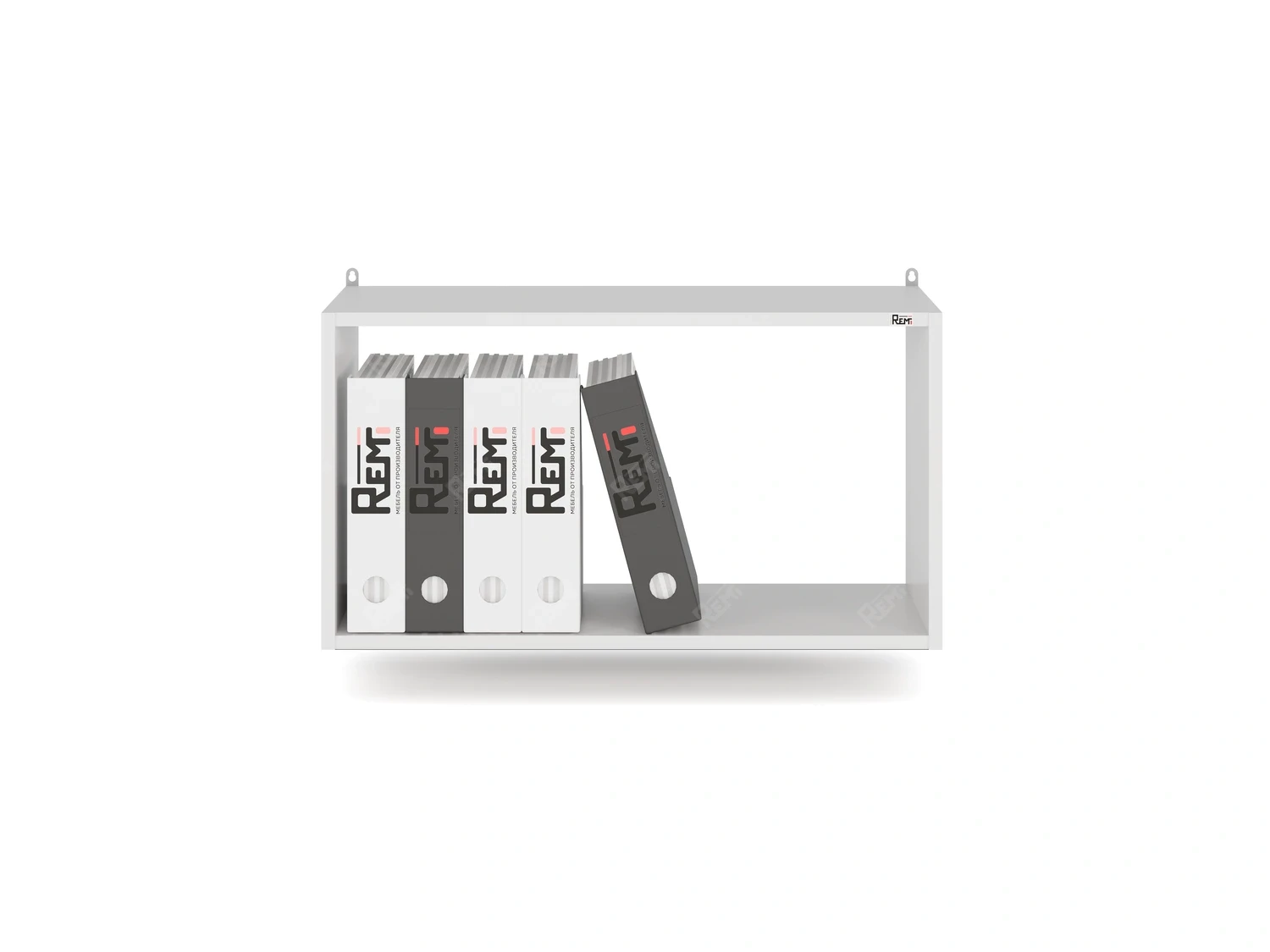 Настенная полка RLG064 73x28x41,2 Белый, Серия ЛАЙТ | LIGHT