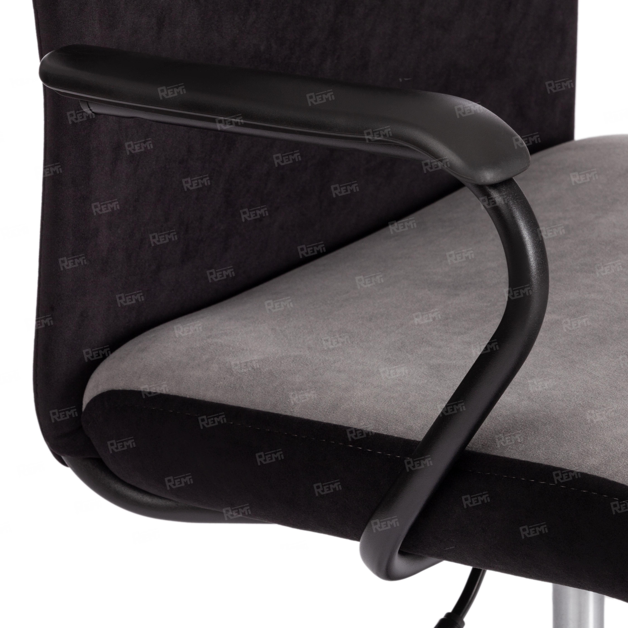 Кресло FLY Черный/Серый, Флок (арт. 20538)
