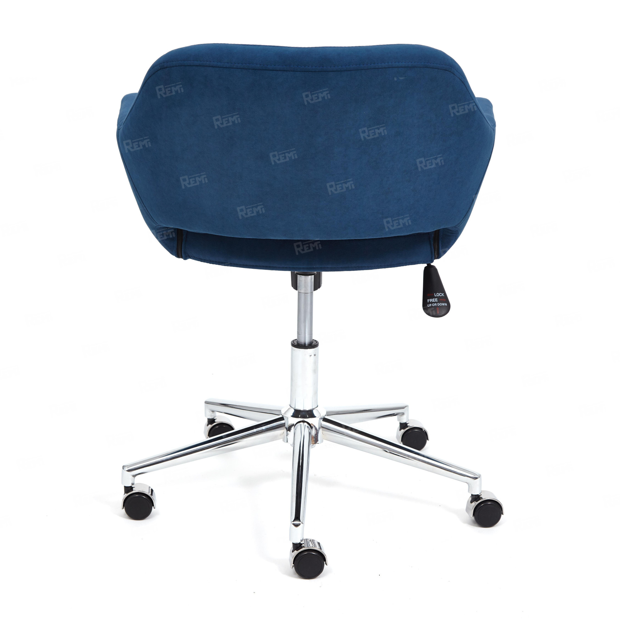 Кресло MODENA хром Синий/Синий, Флок (арт. 14233)