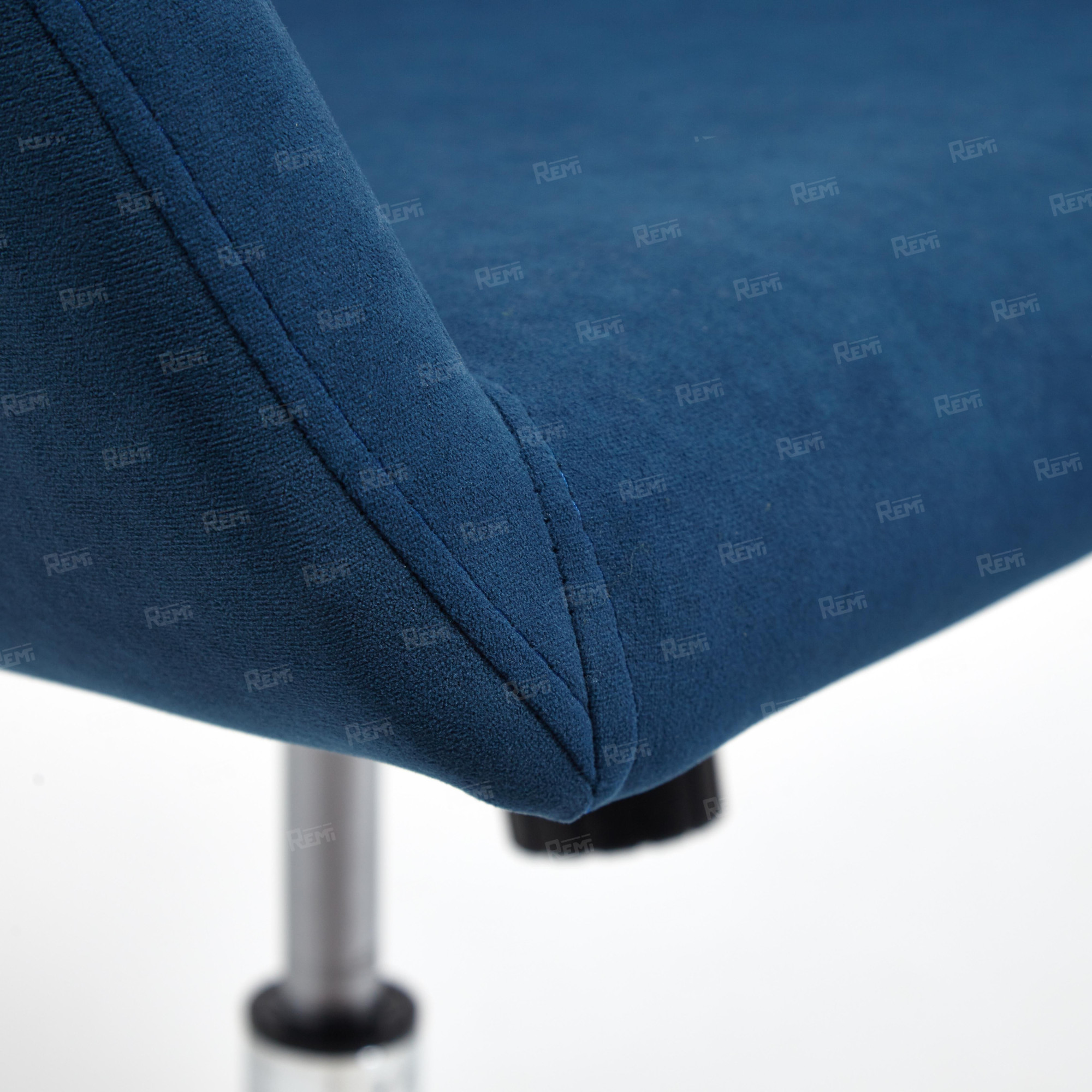 Кресло MODENA хром Синий/Синий, Флок (арт. 14233)