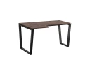 Стол угловой, U-опора, левый 1800x800/1000x750, RM051-18x8-10 Дуб Апрельский шоколад/Черный