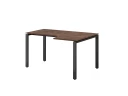 Стол угловой, П-опора, правый 1800x800/1000x750, RM052-18x8-10 Дуб Апрельский шоколад/Черный