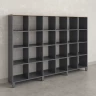 Стеллаж, 24 ячейки 2250х370х1620 RM141-225x37 Дуб Маувелла/Серый