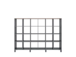 Стеллаж, 24 ячейки 2250х370х1620 RM141-225x37 Дуб Маувелла/Серый