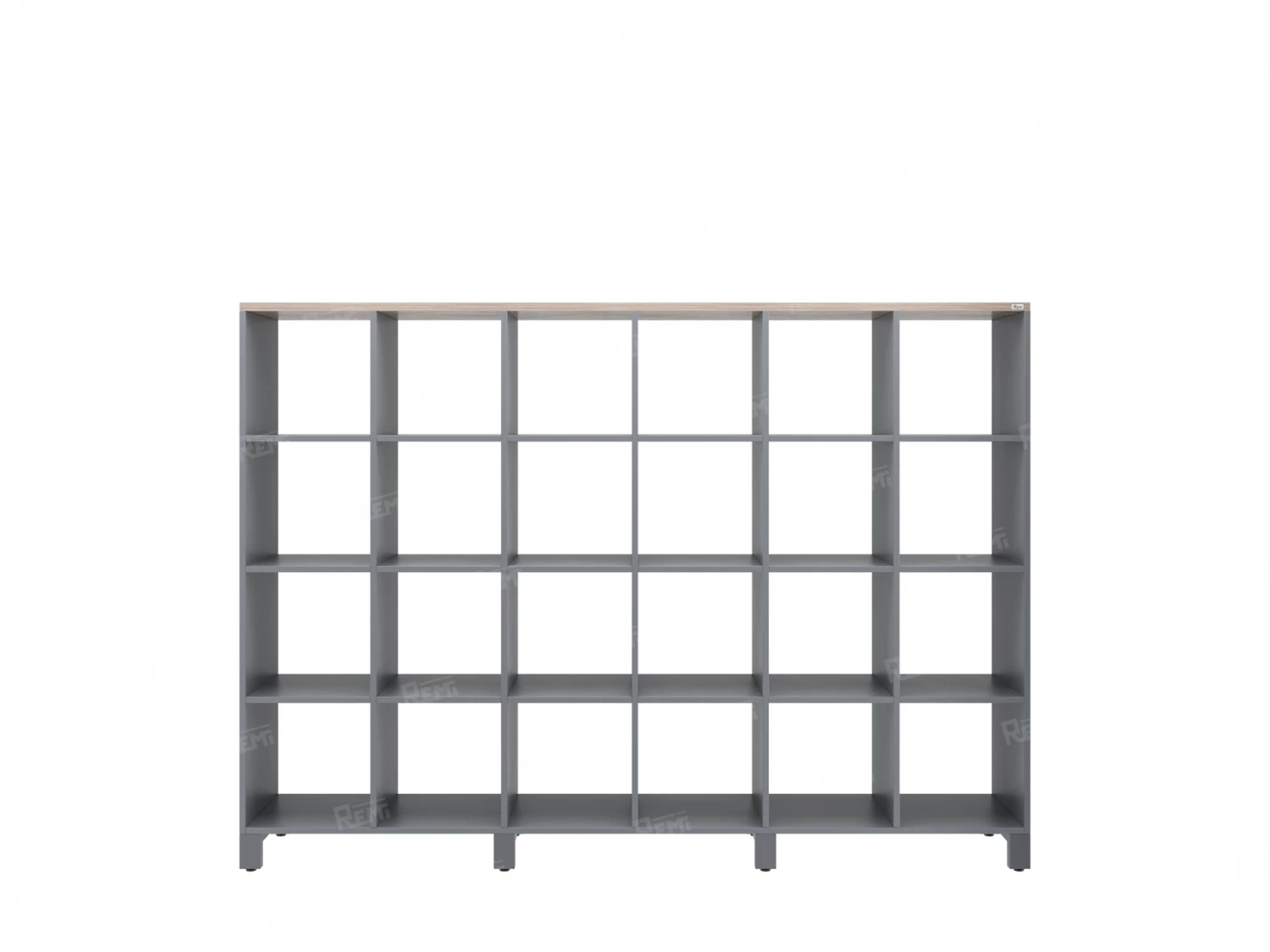 Стеллаж, 24 ячейки 2250х370х1620 RM141-225x37 Дуб Маувелла/Серый