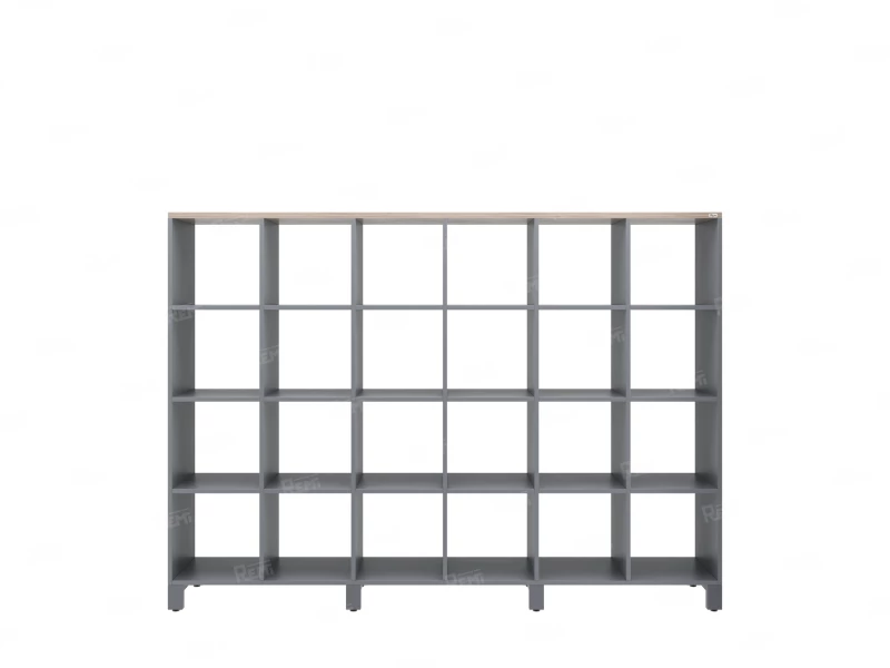 Стеллаж, 24 ячейки 2250х370х1620 RM141-225x37 Дуб Маувелла/Серый