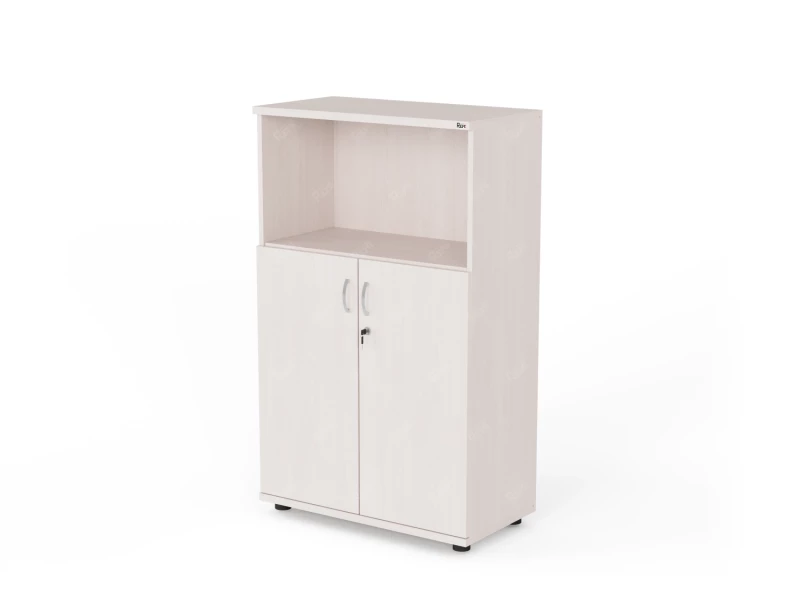 Шкаф комбинированный RLG034 700х350х1130 Дуб Молочный, Серия ЛАЙТ | LIGHT