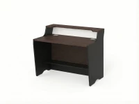 BRL RB081-140х75 Модуль прямой с вырезом, низкий 1400х748х960 Венге/Черный