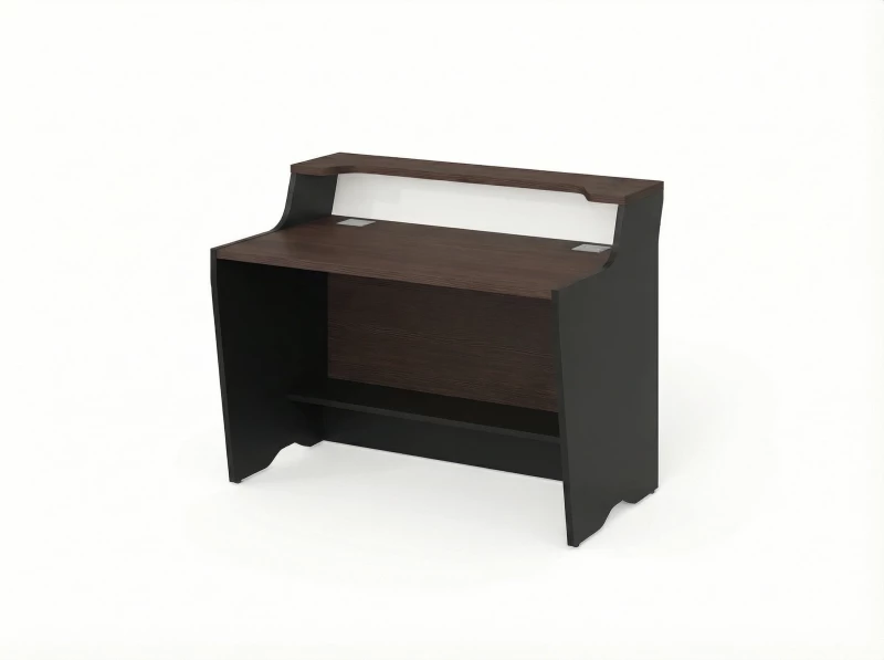 BRL RB081-140х75 Модуль прямой с вырезом, низкий 1400х748х960 Венге/Черный