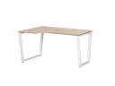 Стол угловой, U-опора, левый 1800x800/1000x750, RM051-18x8-10 Дуб Маувелла/Белый