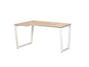 Стол угловой, U-опора, левый 1800x800/1000x750, RM051-18x8-10 Дуб Маувелла/Белый