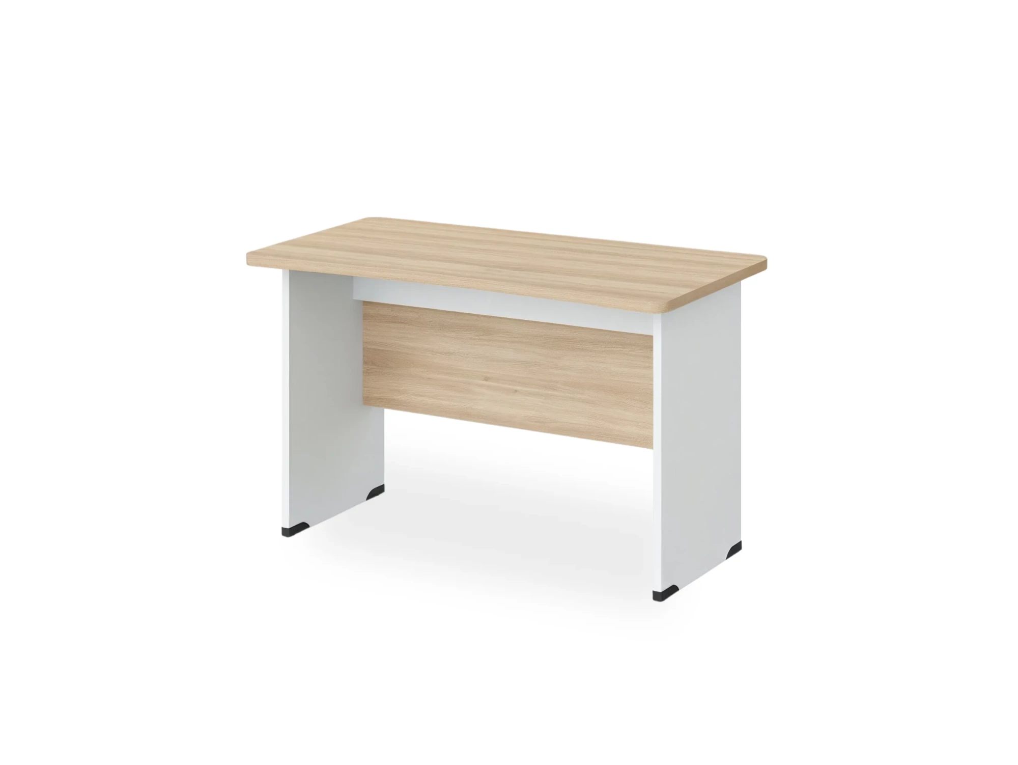 BRL RB002-160х85 Стол прямой с вогнутой столешницей 850 мм 1600х850х740 Акация/Белый