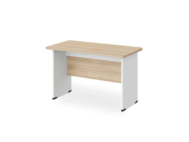 BRL RB002-160х85 Стол прямой с вогнутой столешницей 850 мм 1600х850х740 Акация/Белый