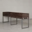Бенч-система в 1 ряд, 2 рабочих места 5 ЛДСП экранов 2000x600x750 RM168-2-20x6 Дуб Апрельский шоколад/Серый