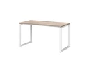 Стол прямой на O-образных опорах 1600x700x750 RM002-16x7 Дуб Маувелла/Белый