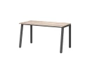 Стол прямой на Л-образных опорах 1400x800x750 RM004-14x8 Дуб Маувелла/Серый