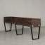 Бенч-система в 1 ряд, 2 рабочих места 5 ЛДСП экранов 2000x600x750 RM174-2-20x6 Дуб Апрельский шоколад/Черный