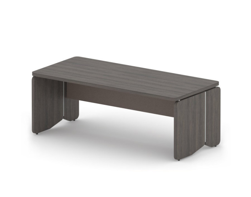 Стол руководителя RACR001 200x90x75 Дуб Термо/Серый камень, Серия Аккорд Директор | Accord Director