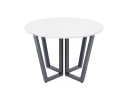 Круглый стол на U-образных опорах 1500x1500x750 RM188-15x15 Белый/Серый