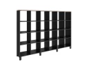 Стеллаж, 24 ячейки 2250х370х1620 RM141-225x37 Дуб Маувелла/Черный