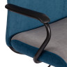 Кресло FLY Серый/Синий, Флок (арт. 21291)