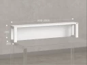 Надстройка для стола 800x200x300 RM208-80x40 Белый/Белый