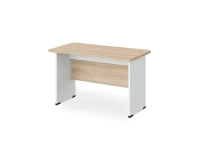 BRL RB002-120х85 Стол прямой с вогнутой столешницей 850 мм 1200х850х740 Акация/Белый