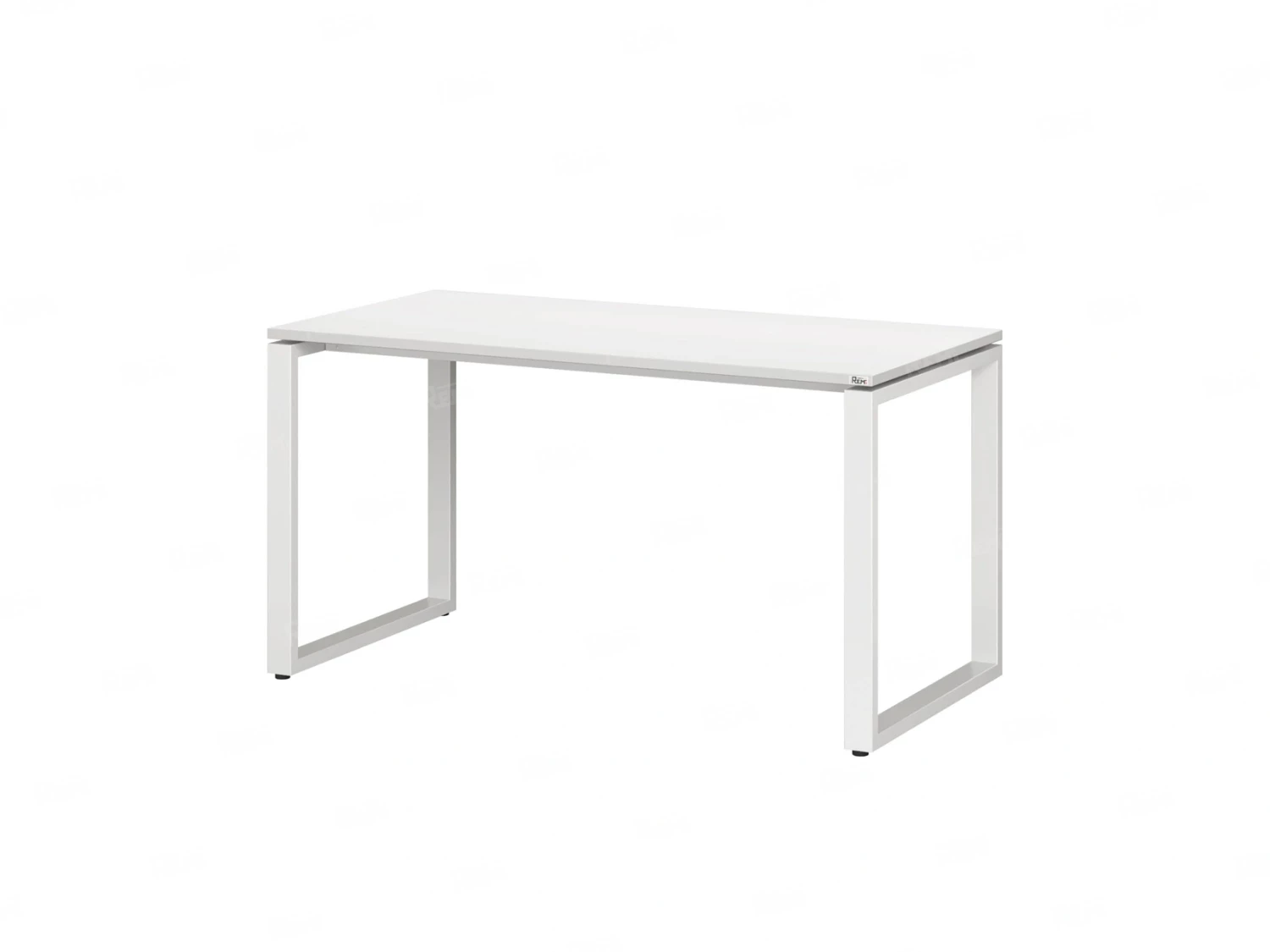 Стол прямой на O-образных опорах 1200x700x750 RM002-12x7 Белый/Белый