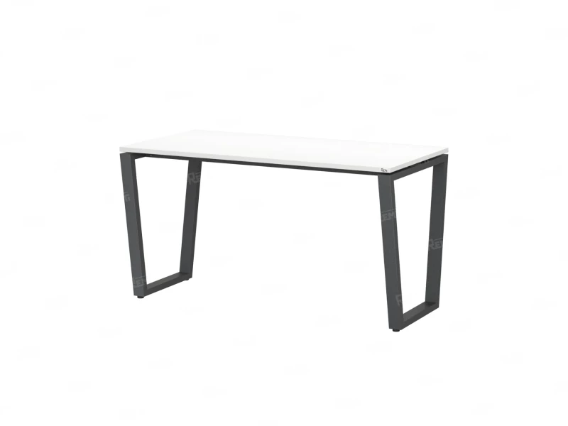 Стол прямой на U-образных опорах 1200x600x750 RM003-12x6 Белый/Серый