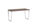 Стол прямой на U-образных опорах 2000x700x750 RM003-20x7 Дуб Апрельский шоколад/Белый