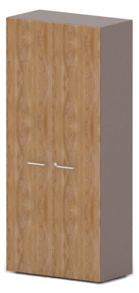 Шкаф закрытый RAC071 с замком 89,8x44,8x198,2см Акация Шеффилд/Серый камень, Серия Аккорд / Accord. Серия Аккорд / Accord. Серия Аккорд / Accord