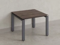 Журнальный стол с полкой 900x700x550 RM183-9x7 Дуб Апрельский шоколад/Серый