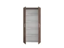 Шкаф распашной, регулируемые опоры, 5 уровней 900x420x1800 RM153-90x41 Дуб Апрельский шоколад/Белый