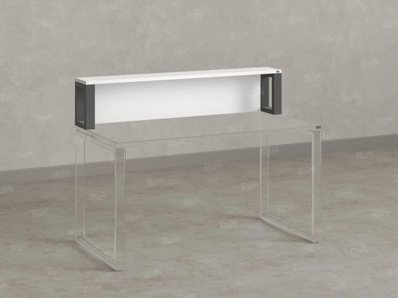 Надстройка для стола 800x200x300 RM208-80x40 Белый/Серый
