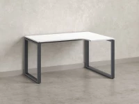 Стол угловой, О-опора, правый 1800x600/900x750, RM054-18x6-9 Белый/Серый