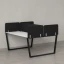 Бенч-система, 2 рабочих места, 5 тканевых экранов 1200x1600x750 RM172-3-12x16 Белый/Черный