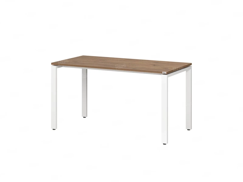 Стол прямой на П-образных опорах 1400x600x750 RM001-14x6 Дуб Юстус/Белый