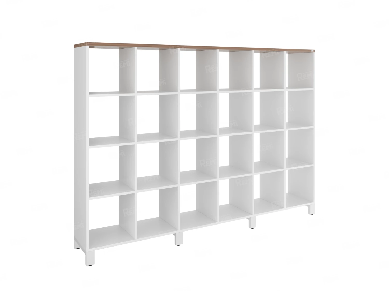 Стеллаж, 24 ячейки 2250х370х1620 RM141-225x37 Дуб Юстус/Белый