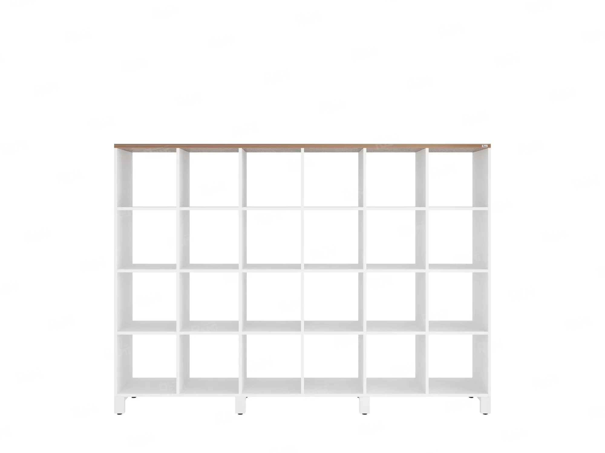 Стеллаж, 24 ячейки 2250х370х1620 RM141-225x37 Дуб Юстус/Белый