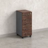 Тумба мобильная, 5 ящиков 400x500x960 RM122-40x50 Дуб Апрельский шоколад/Серый