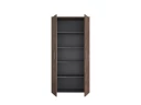 Шкаф распашной, регулируемые опоры, 5 уровней 900x420x1800 RM153-90x41 Дуб Апрельский шоколад/Серый