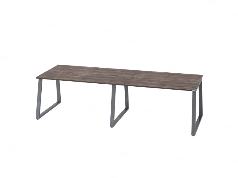 Cтол для переговоров, на A-обазном каркасе 2200x1200x750 RM083-220x120 Дуб Апрельский шоколад/Серый